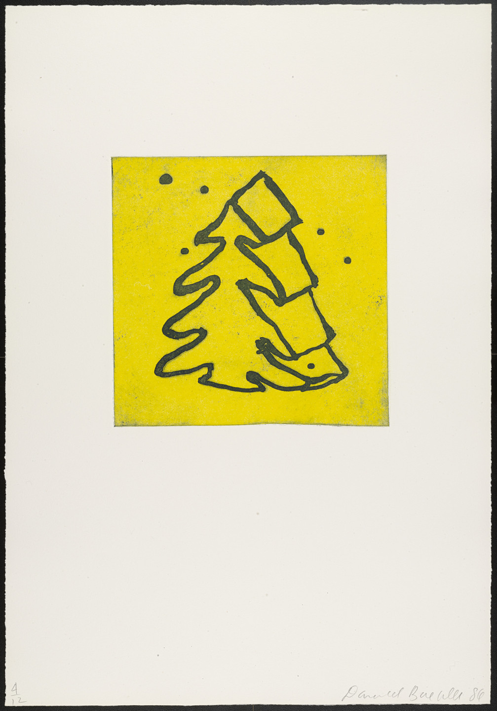 Donald Baechler. Untitled from Objects. 1986