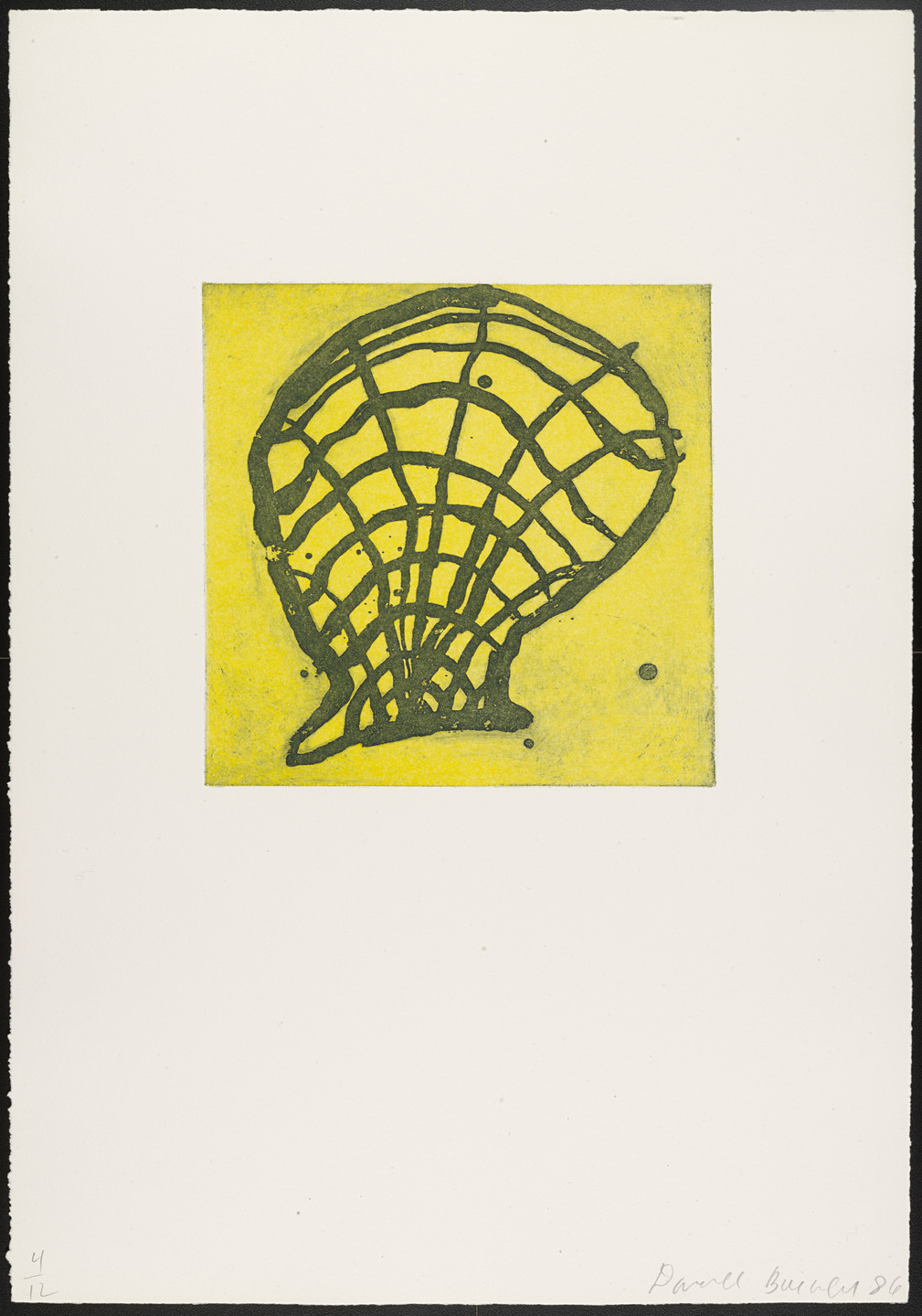 Donald Baechler. Untitled from Objects. 1986