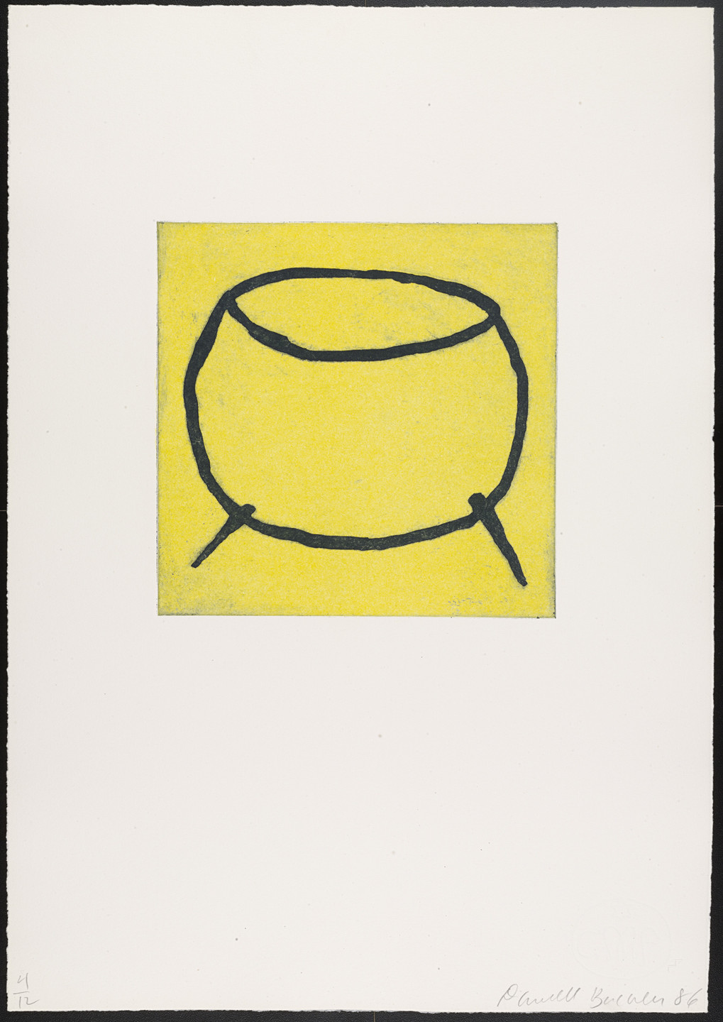 Donald Baechler. Untitled from Objects. 1986