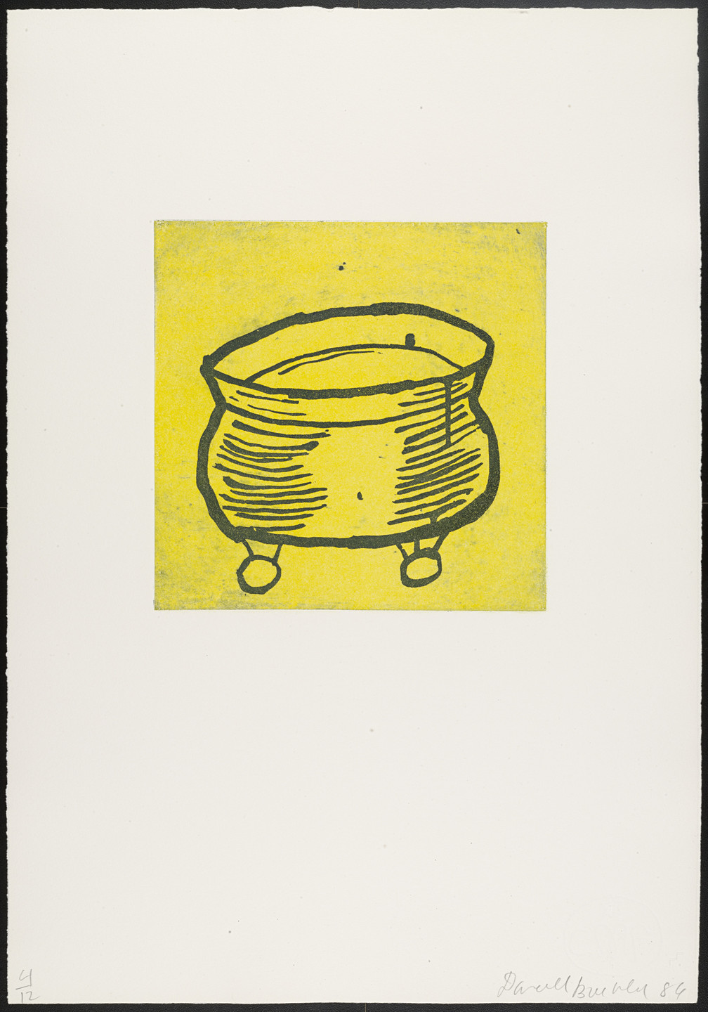 Donald Baechler. Untitled from Objects. 1986