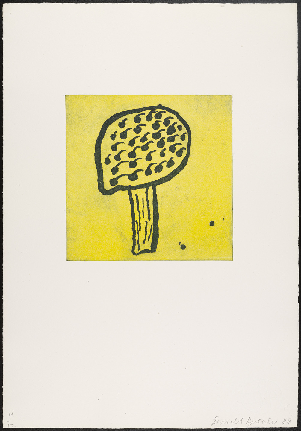 Donald Baechler. Untitled from Objects. 1986