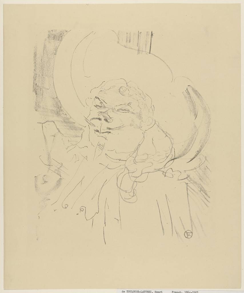 Coquelin the Elder (Coquelin Aîné) from Portraits of Actors and Actresses: Thirteen Lithographs (Portraits d'Acteurs & Actrices: Treize Lithographies)