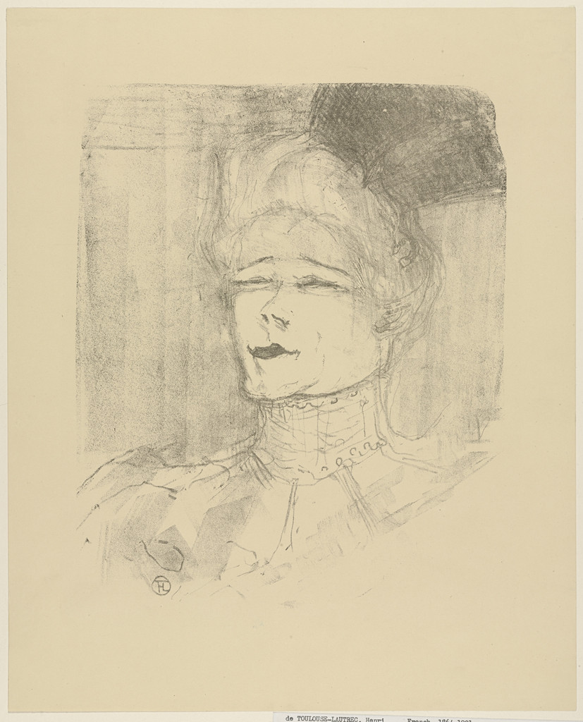 Jeanne Granier from Portraits of Actors and Actresses: Thirteen Lithographs (Portraits d'Acteurs & Actrices: Treize Lithographies)
