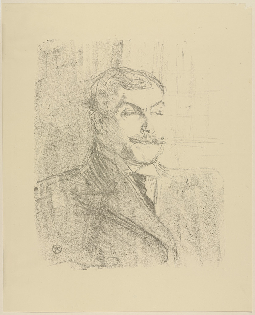Lucien Guitry from Portraits of Actors and Actresses: Thirteen Lithographs (Portraits d'Acteurs & Actrices: Treize Lithographies)