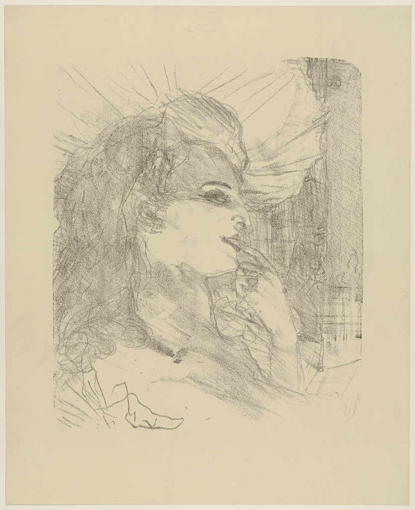 Anna Held from Portraits of Actors and Actresses: Thirteen Lithographs (Portraits d'Acteurs & Actrices: Treize Lithographies)