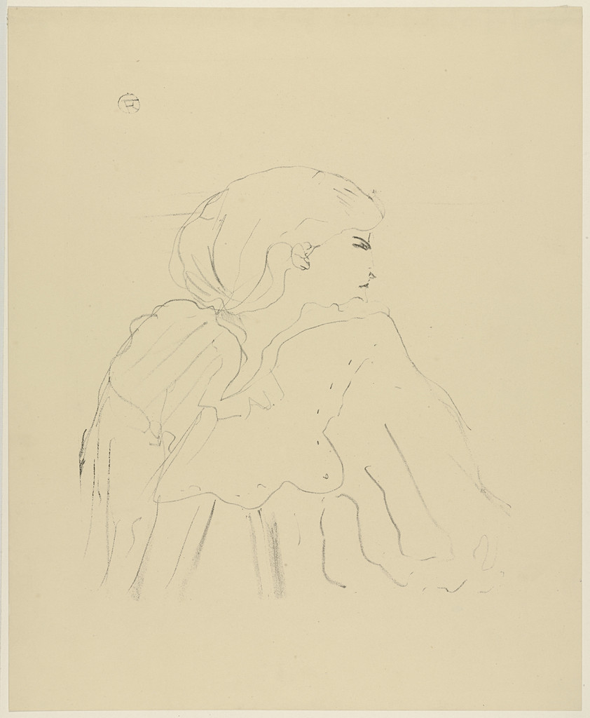 Jane Hading from Portraits of Actors and Actresses: Thirteen Lithographs (Portraits d'Acteurs & Actrices: Treize Lithographies)