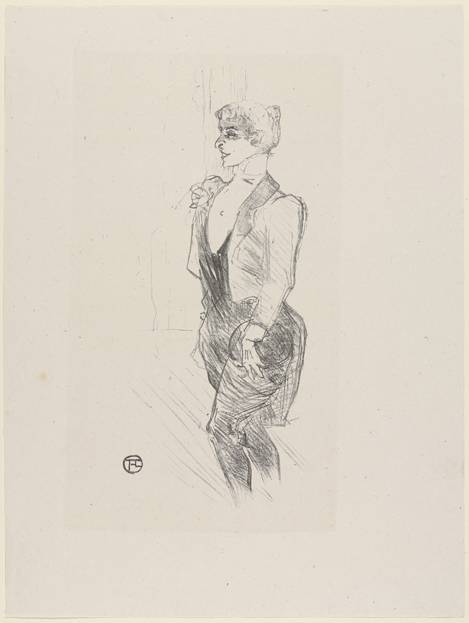 Henri de Toulouse-Lautrec. Mary Hamilton from Essai dur l'histoire de la lithographie en France. Les Peintures lithographes de Manet à Matisse. Album de lithographies originales.
