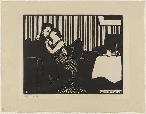 Félix Vallotton. The Lie (Le mensonge) from Intimacies (Intimités). 1897