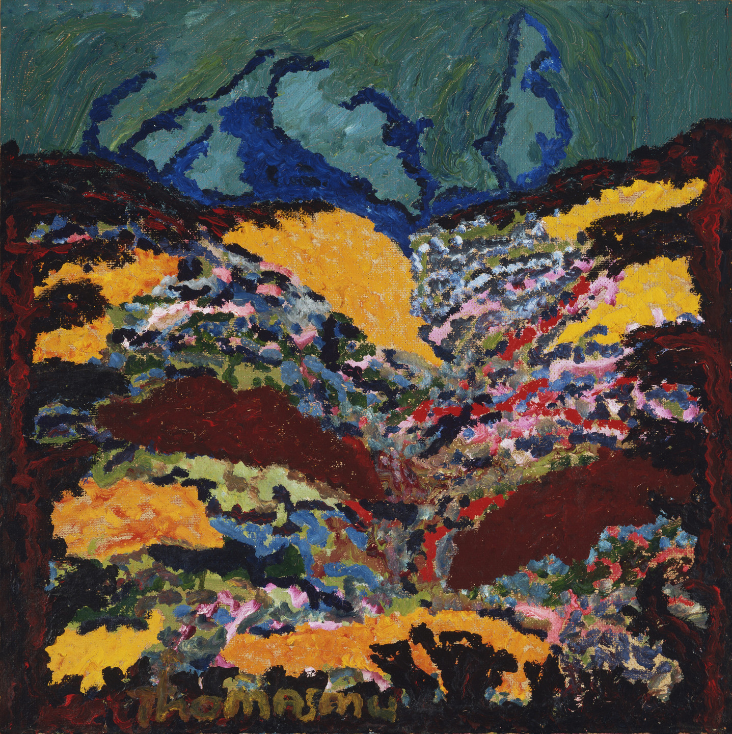 Thomas Mukarobgwa. View You See in the Middle of a Tree. 1962