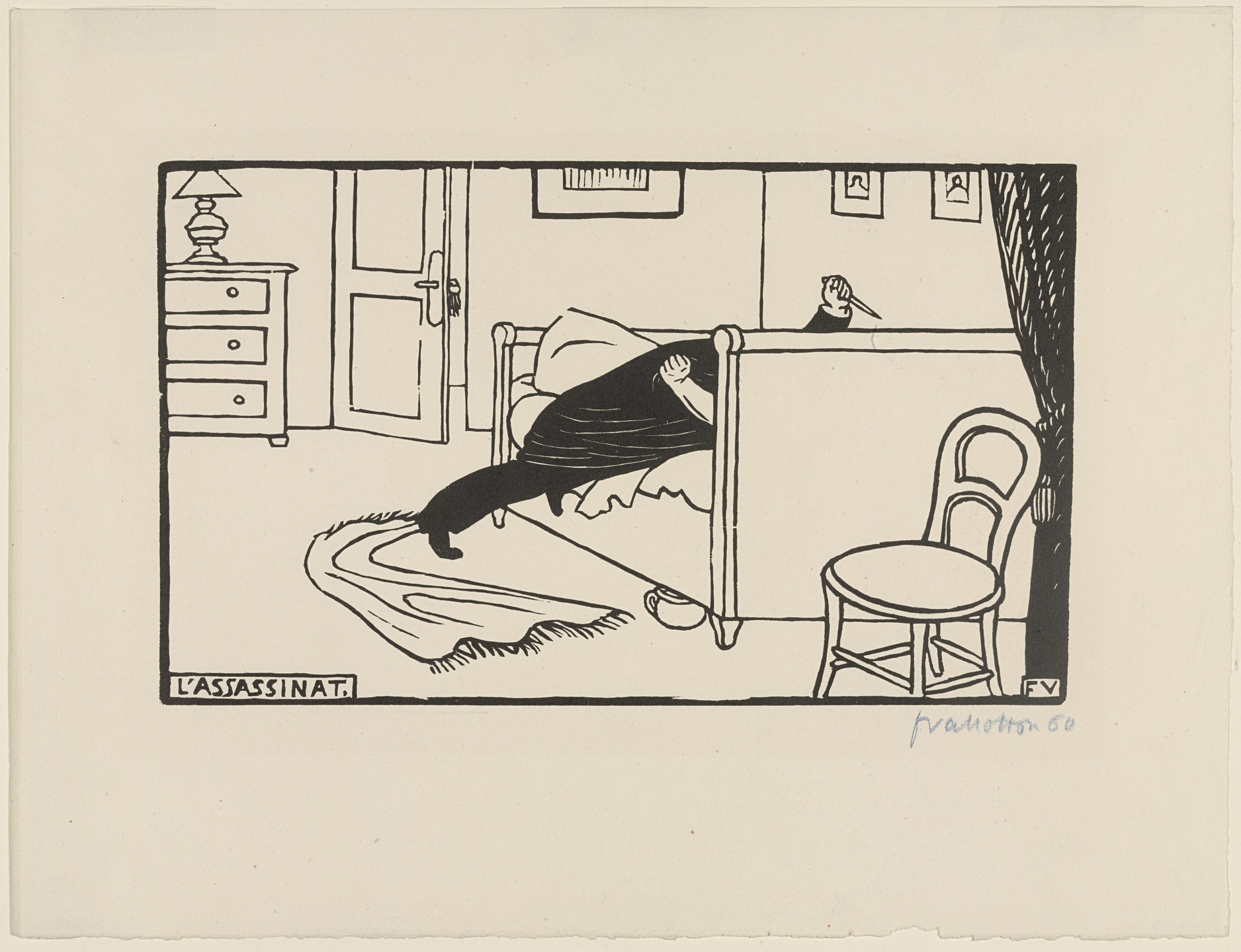 Félix Vallotton. Murder. 1893
