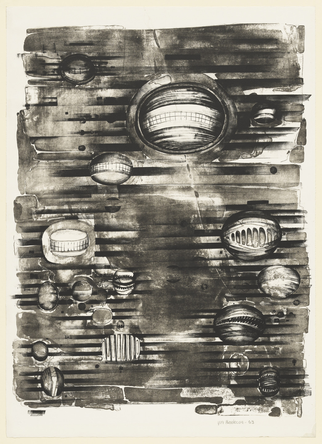 Lee Bontecou. Fourth Stone. 1963