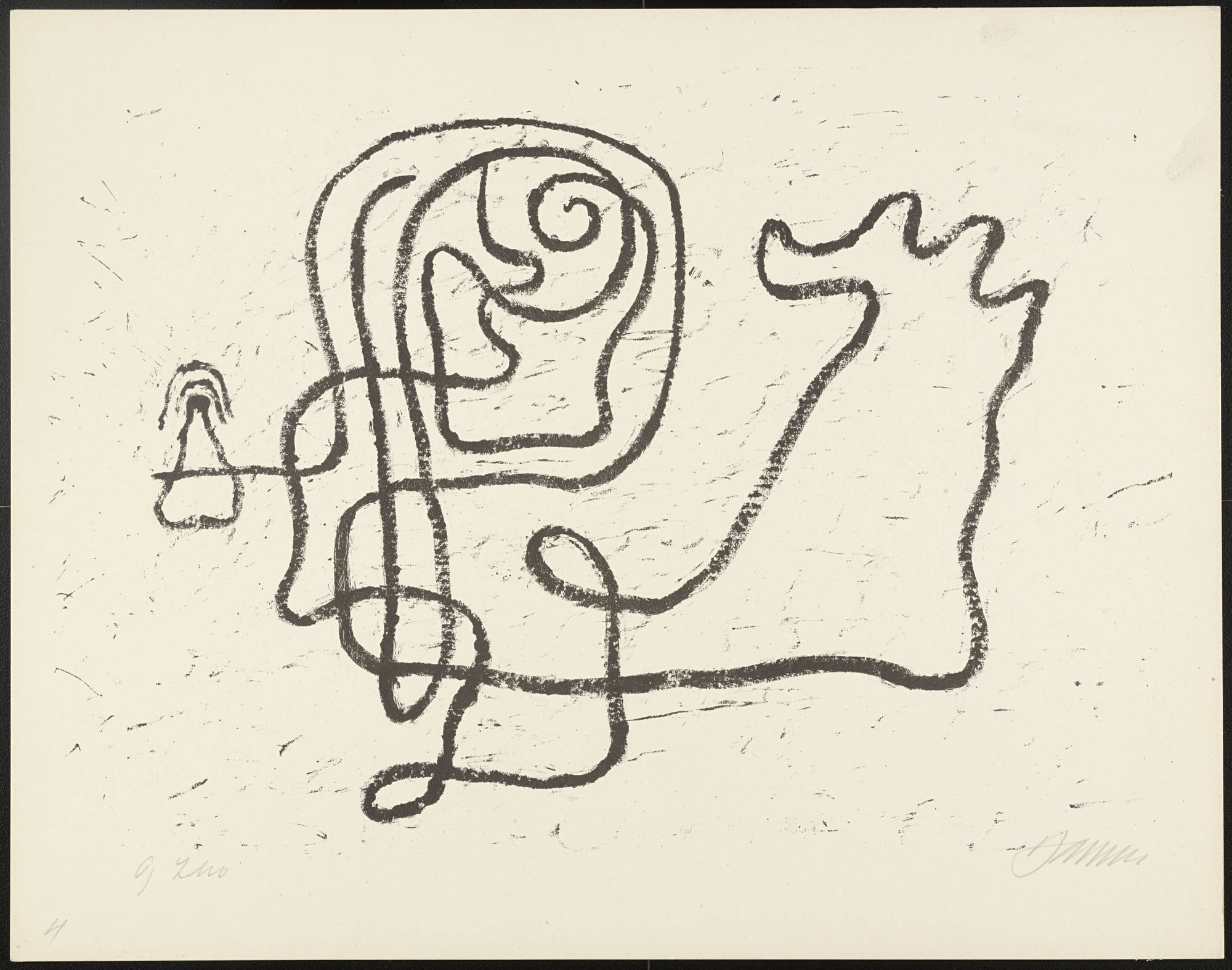 Willi Baumeister. Der Prophet from Salome und der Prophet