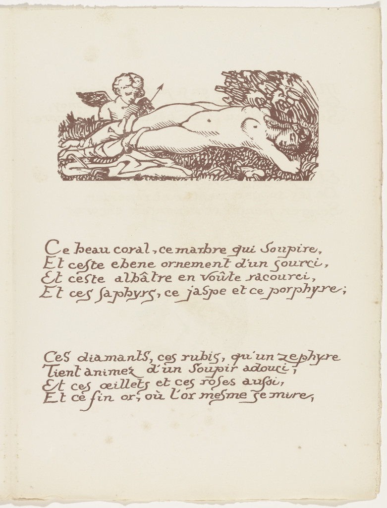 Headpiece (folio 29) from Les Amours (The Loves)