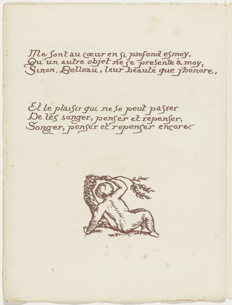Tailpiece (folio 29 verso) from Les Amours (The Loves)