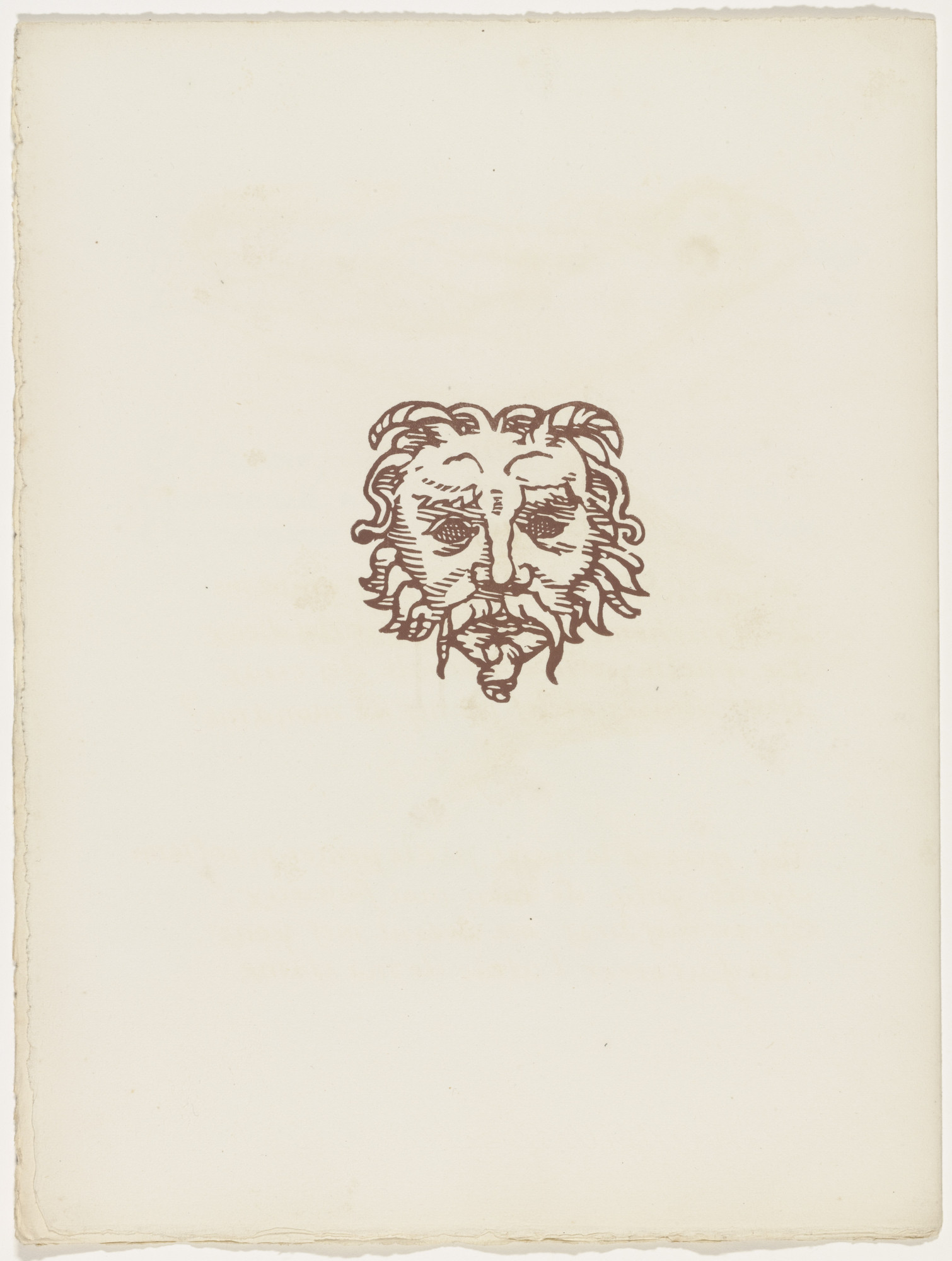 Émile Bernard. Vignette (folio 35 verso) from Les Amours (The Loves)