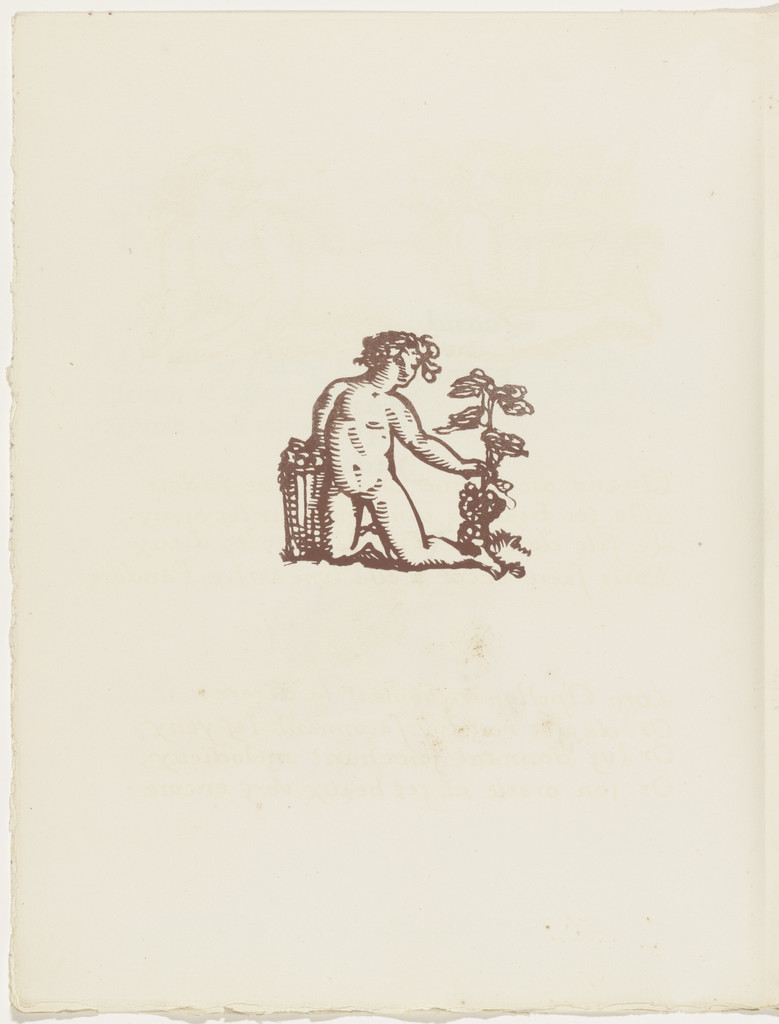 Vignette (folio 37 verso) from Les Amours (The Loves)