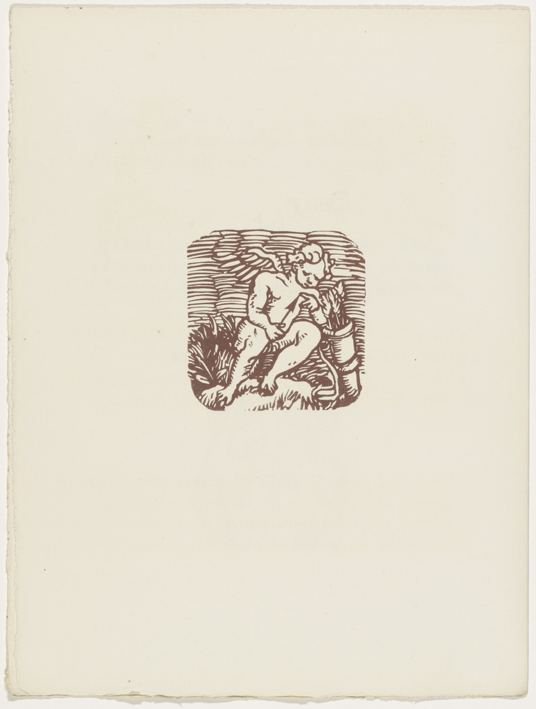 Vignette (folio 39 verso) from Les Amours (The Loves)