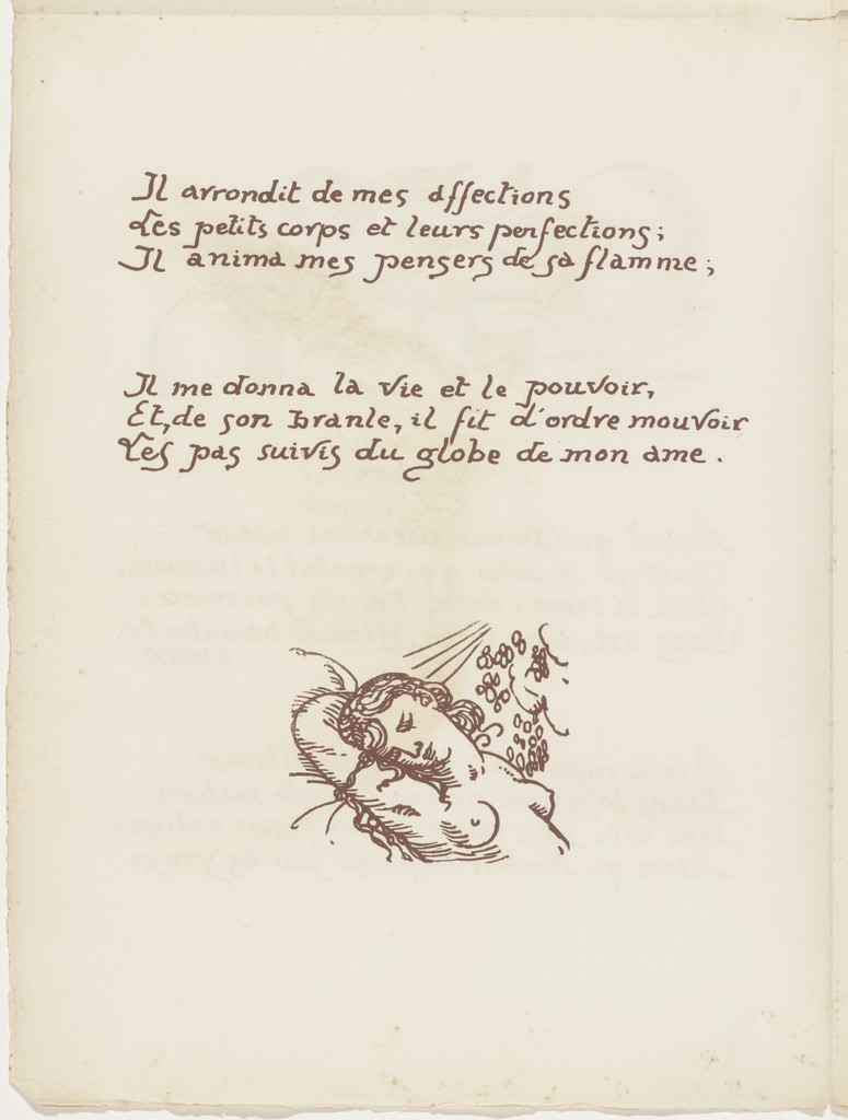 Tailpiece (folio 49 verso) from Les Amours (The Loves)