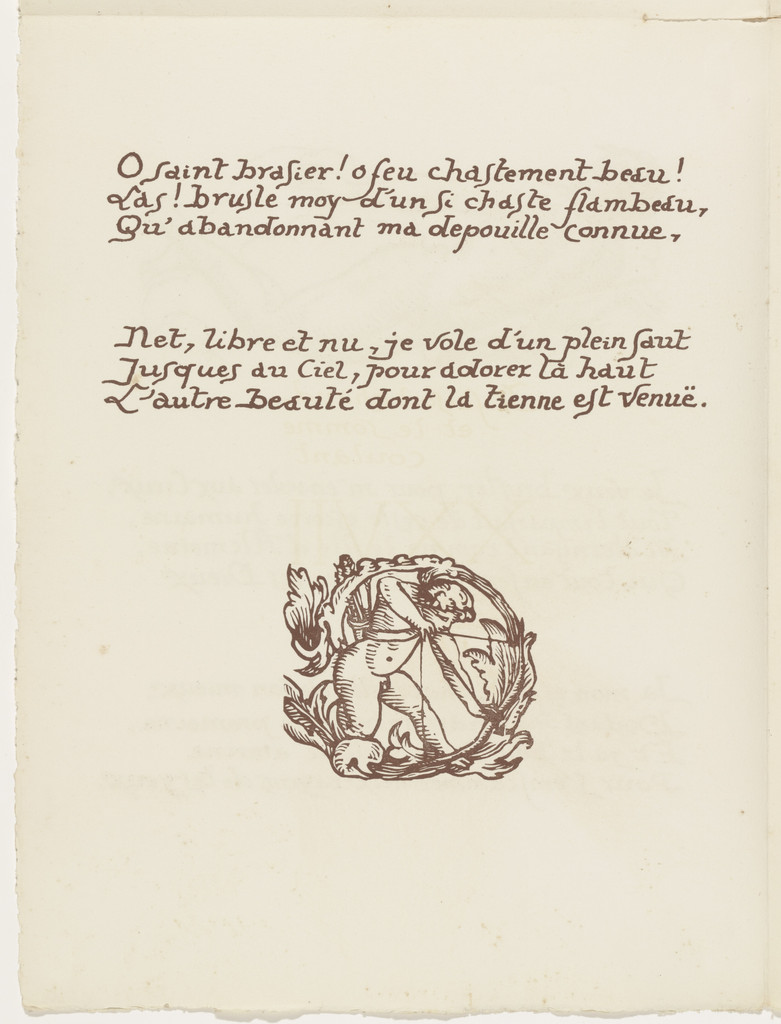 Tailpiece (folio 67 verso) from Les Amours (The Loves)