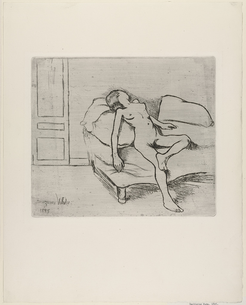 Louise Nude on the Sofa (Louise nue sur le canapé)