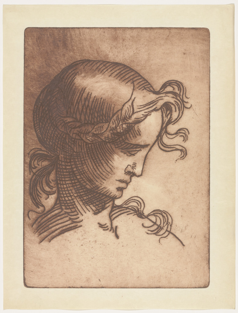 Woman (plate, folio 16) from Les Amours (The Loves)