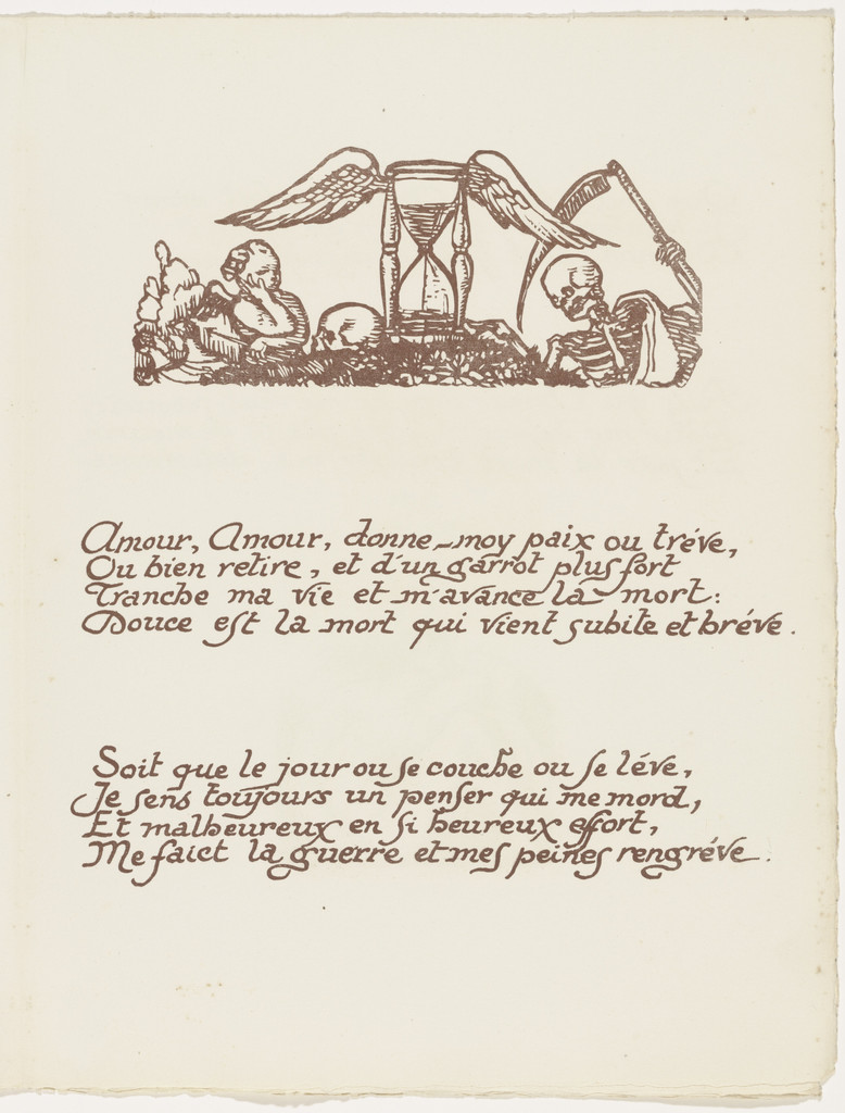 Headpiece (folio 20) from Les Amours (The Loves)