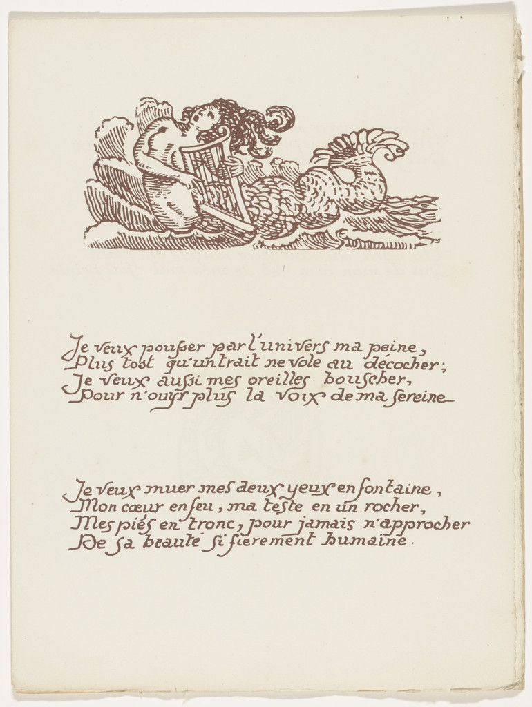 Headpiece (folio 22) from Les Amours (The Loves)