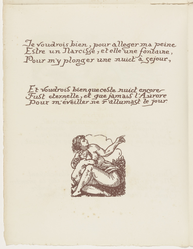 Tailpiece (folio 27 verso) from Les Amours (The Loves)