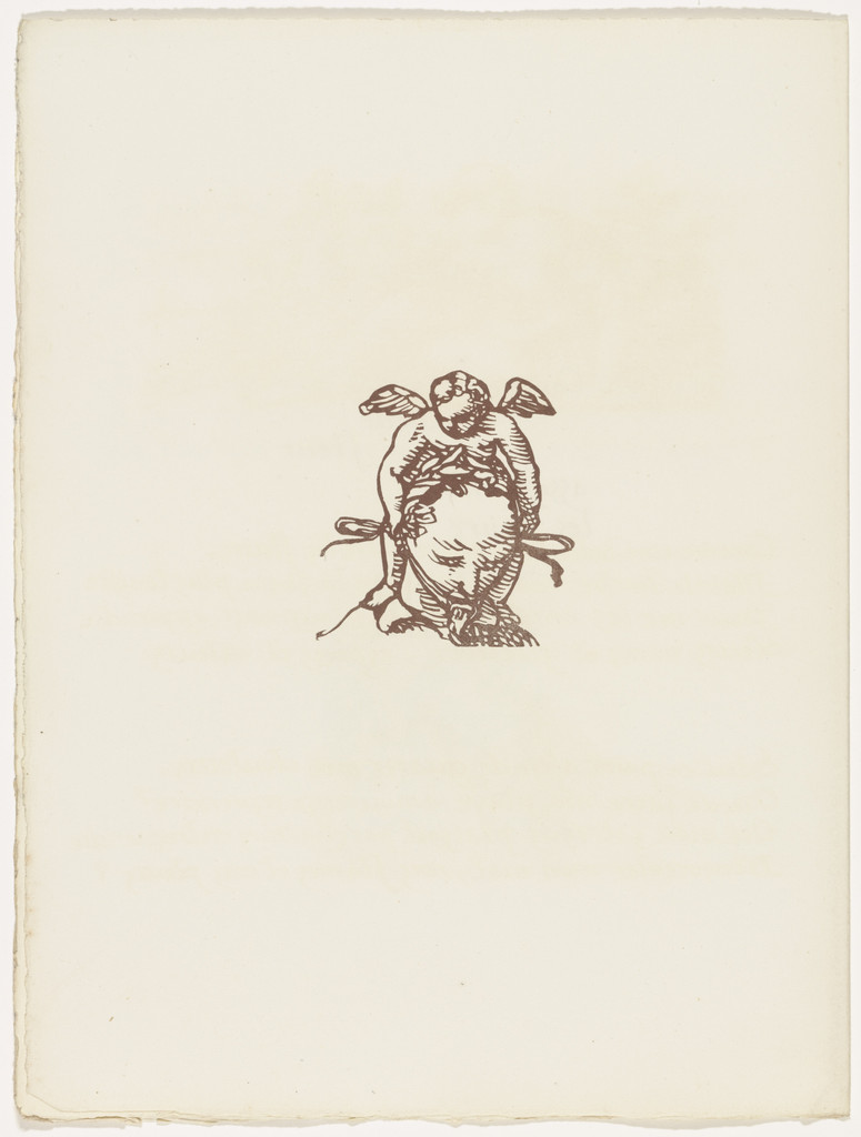 Vignette (folio 107 verso) from Les Amours (The Loves)