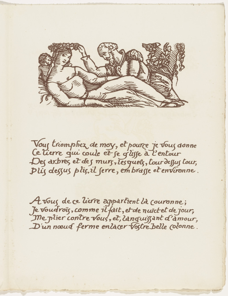 Headpiece (folio 115) from Les Amours (The Loves)