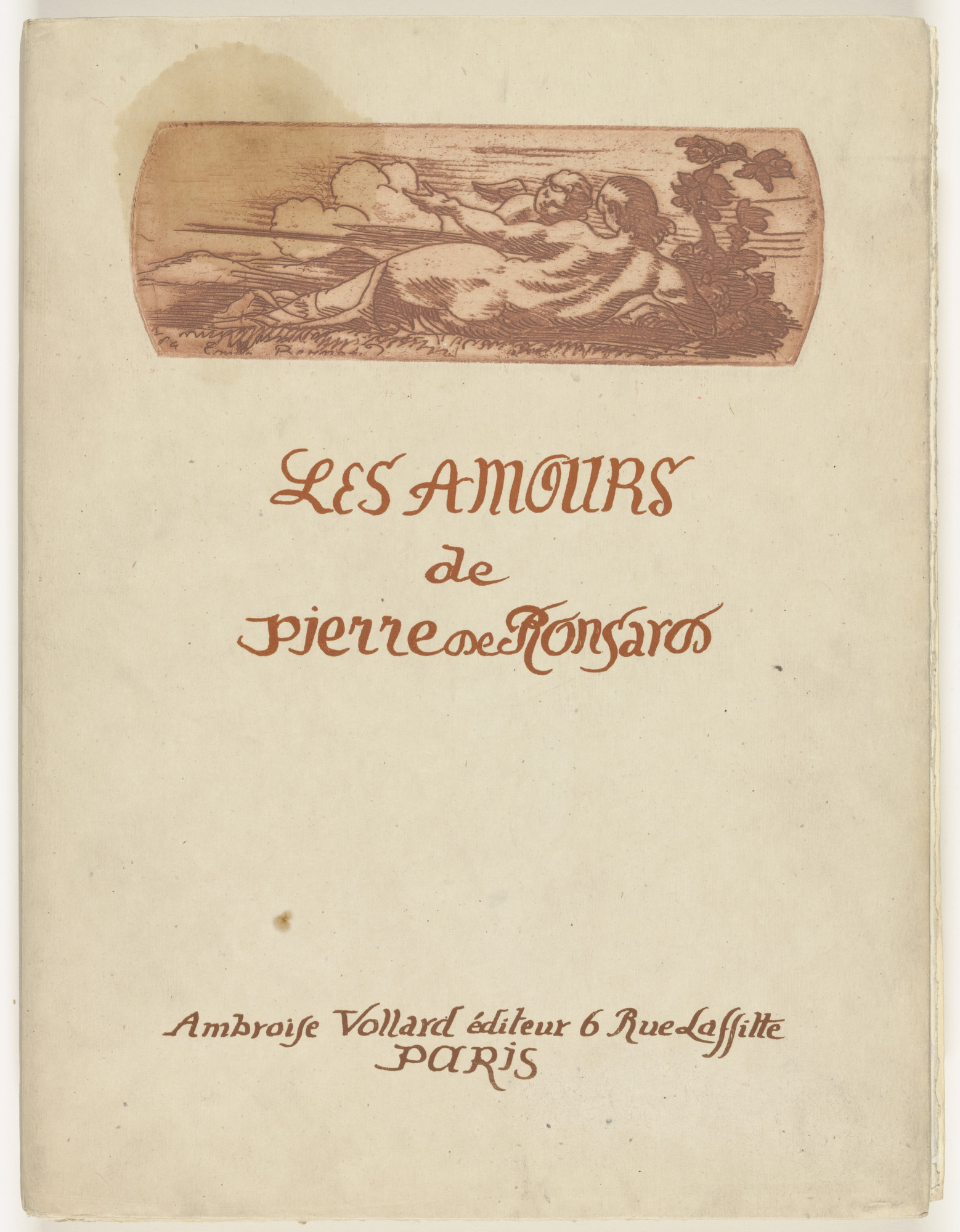 Émile Bernard. Wrapper front from Les Amours ( The Loves )