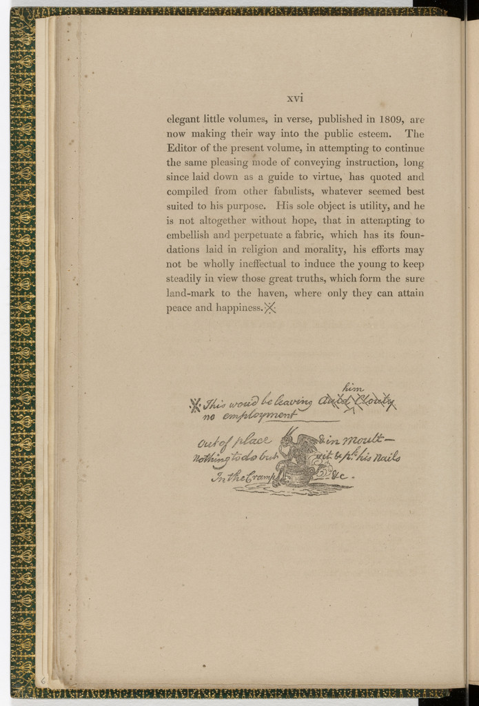 Tailpiece (page xvi) from The Fables of Aesop