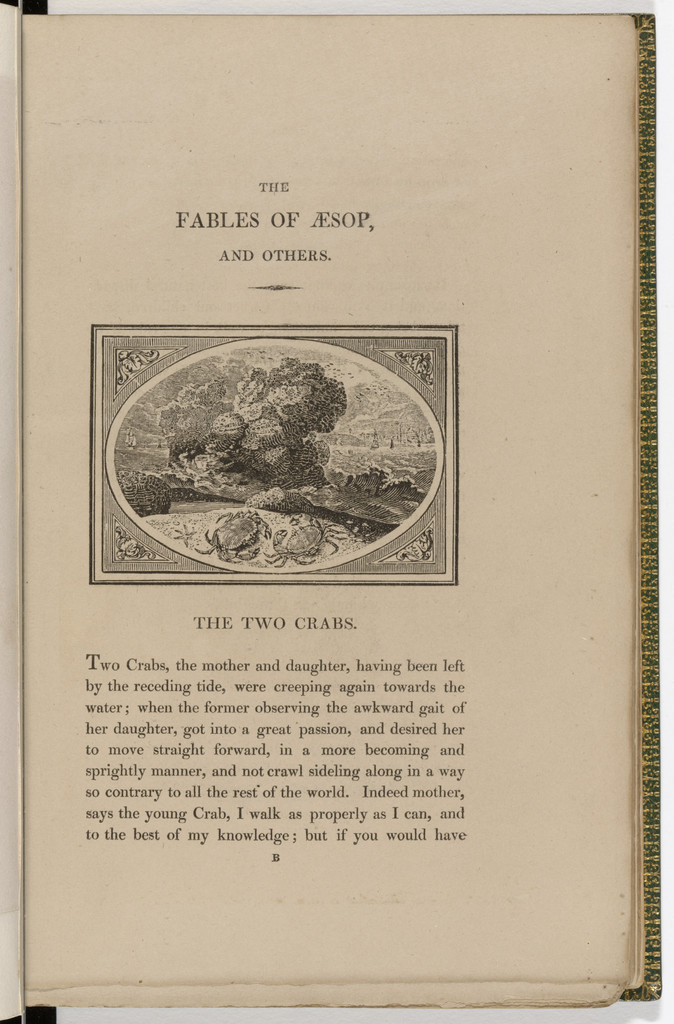 Headpiece (page 1) from The Fables of Aesop