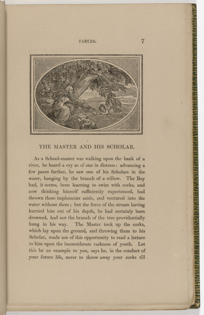 Headpiece (page 7) from The Fables of Aesop