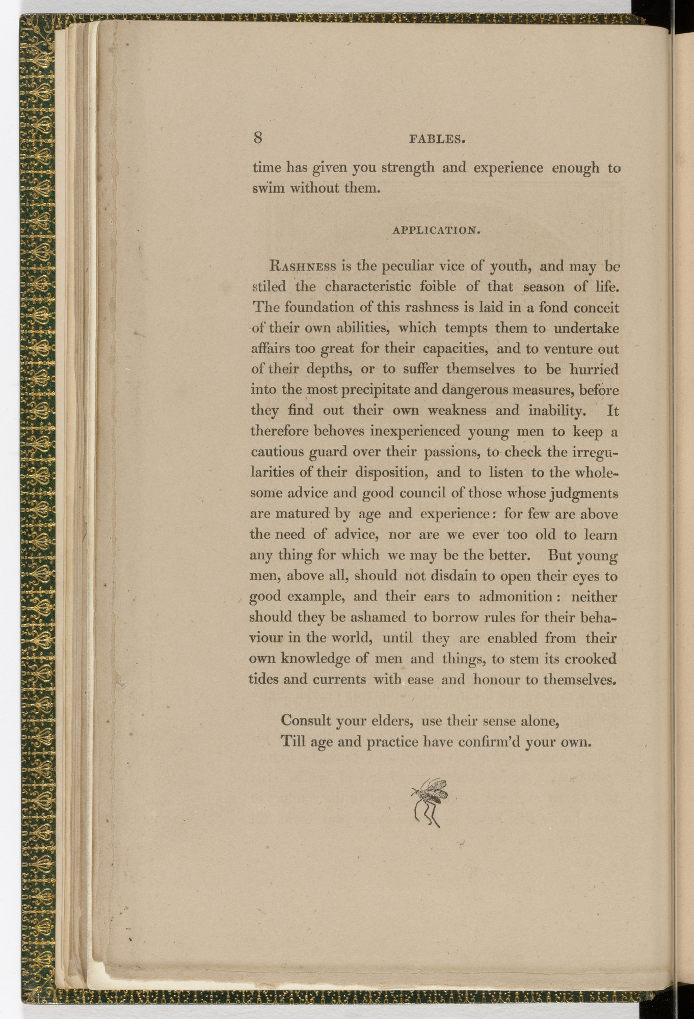 Thomas Bewick. Tailpiece (page 8) from The Fables of Aesop