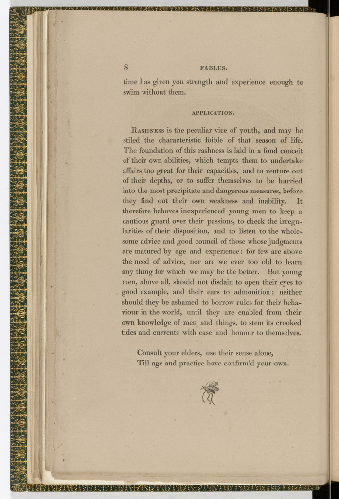 Tailpiece (page 8) from The Fables of Aesop