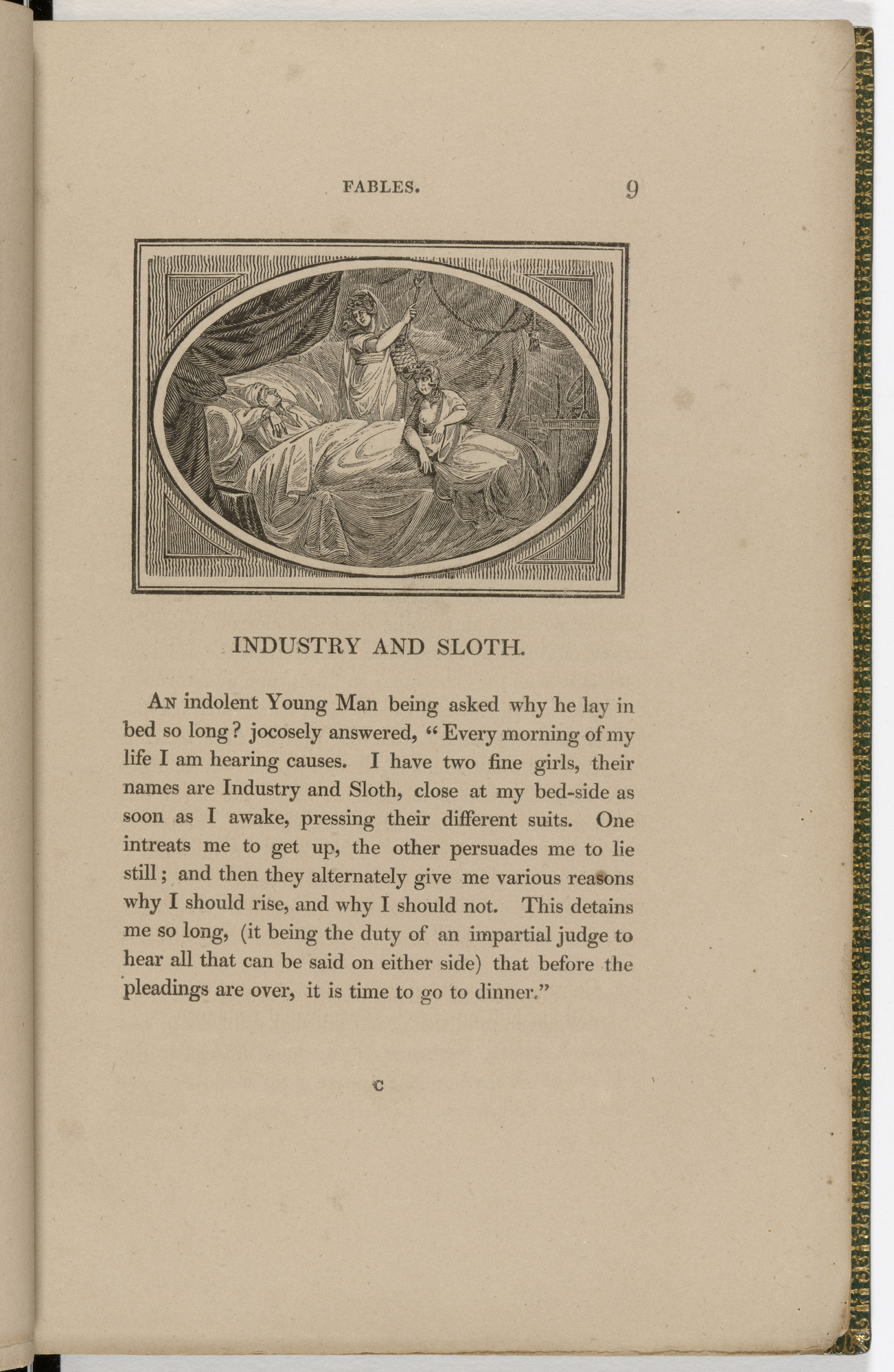 Thomas Bewick. Headpiece (page 9) from The Fables of Aesop