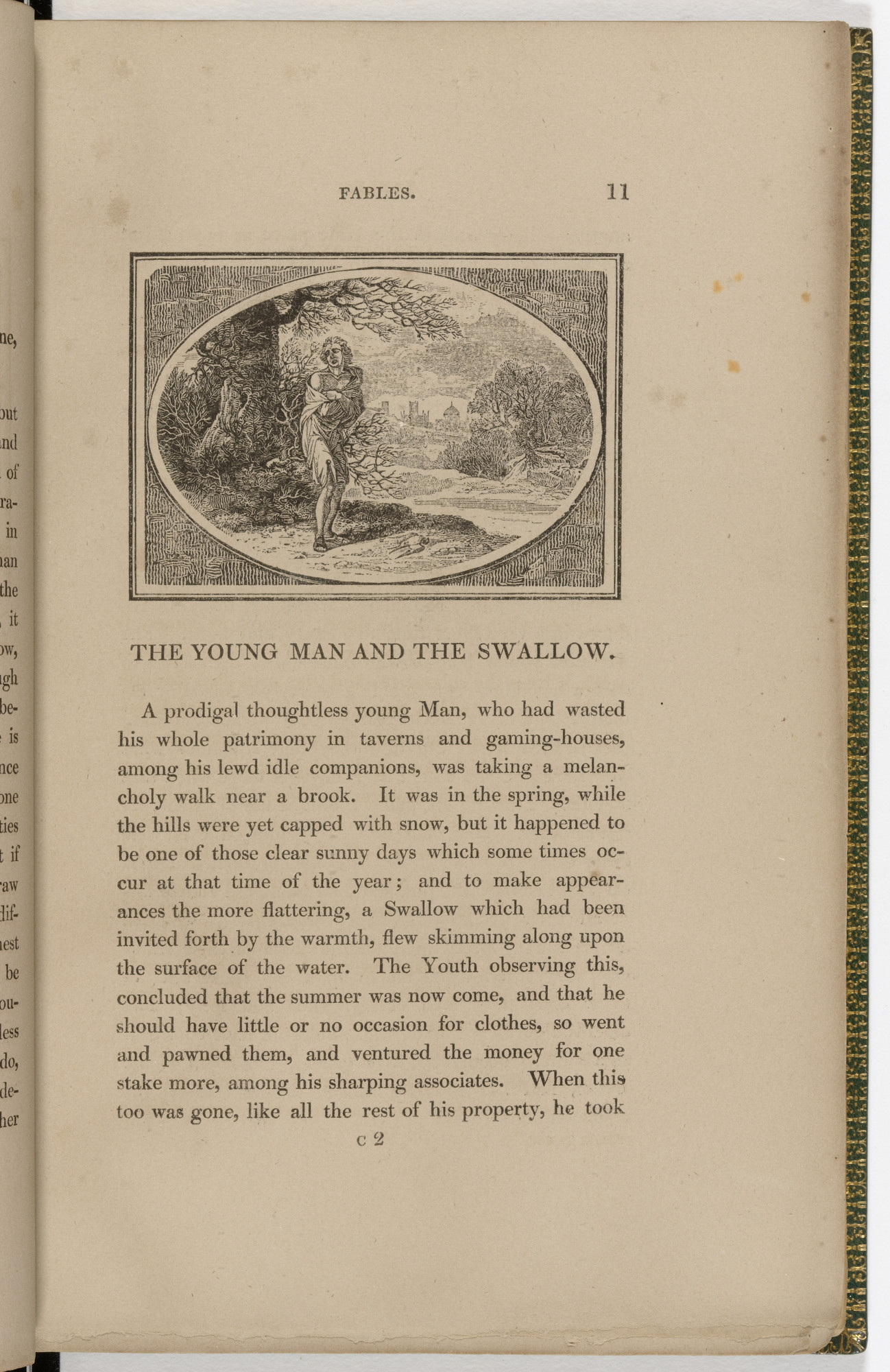 Thomas Bewick. Headpiece (page 11) from The Fables of Aesop