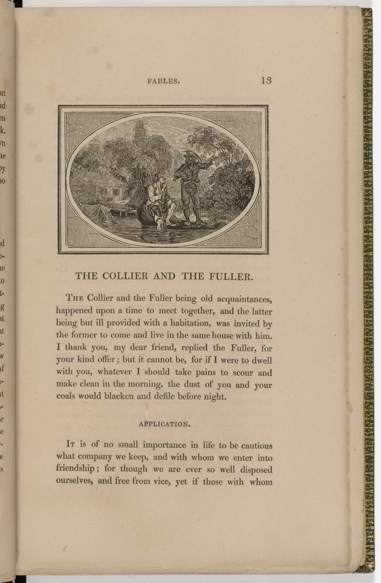 Thomas Bewick. Headpiece (page 13) from The Fables of Aesop