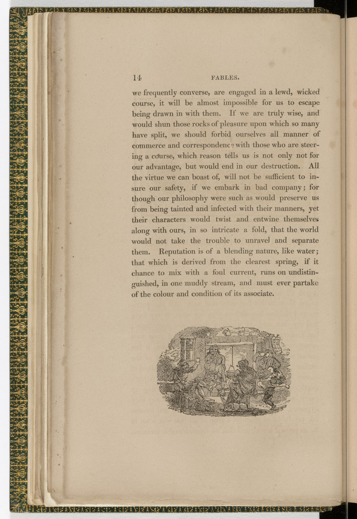 Tailpiece (page 14) from The Fables of Aesop