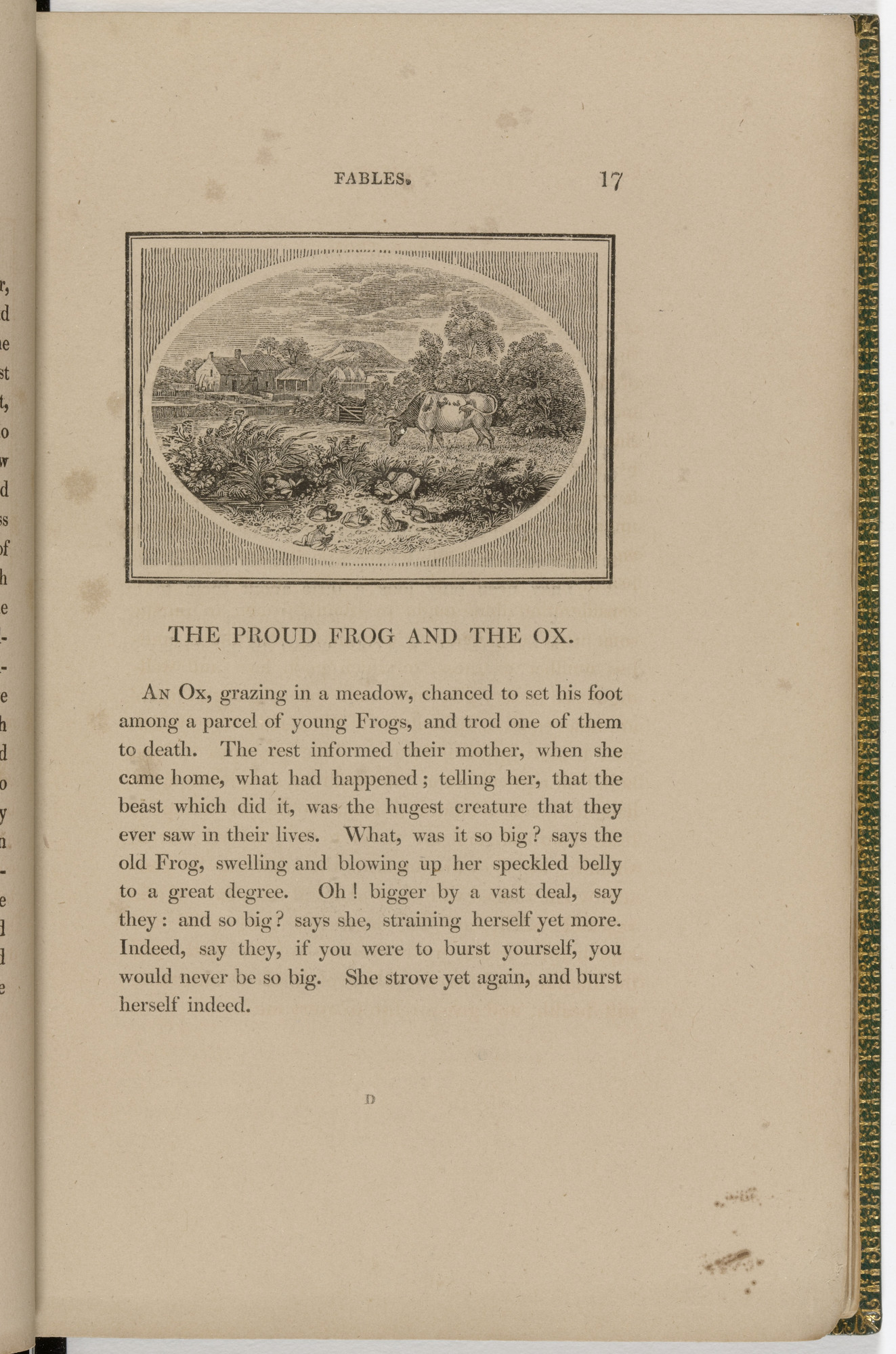 Thomas Bewick. Headpiece (page 17) from The Fables of Aesop