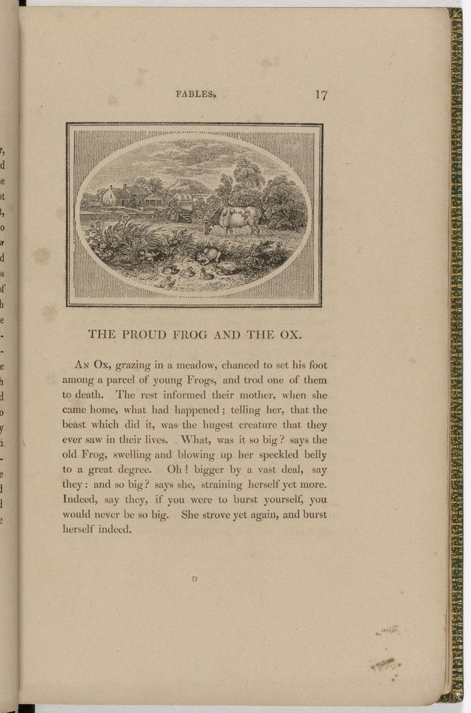 Headpiece (page 17) from The Fables of Aesop