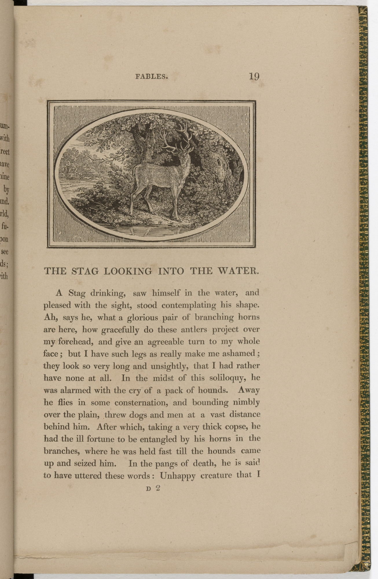 Thomas Bewick. Headpiece (page 19) from The Fables of Aesop