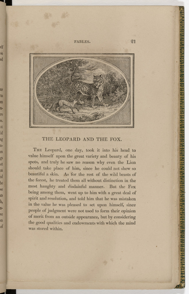 Headpiece (page 21) from The Fables of Aesop