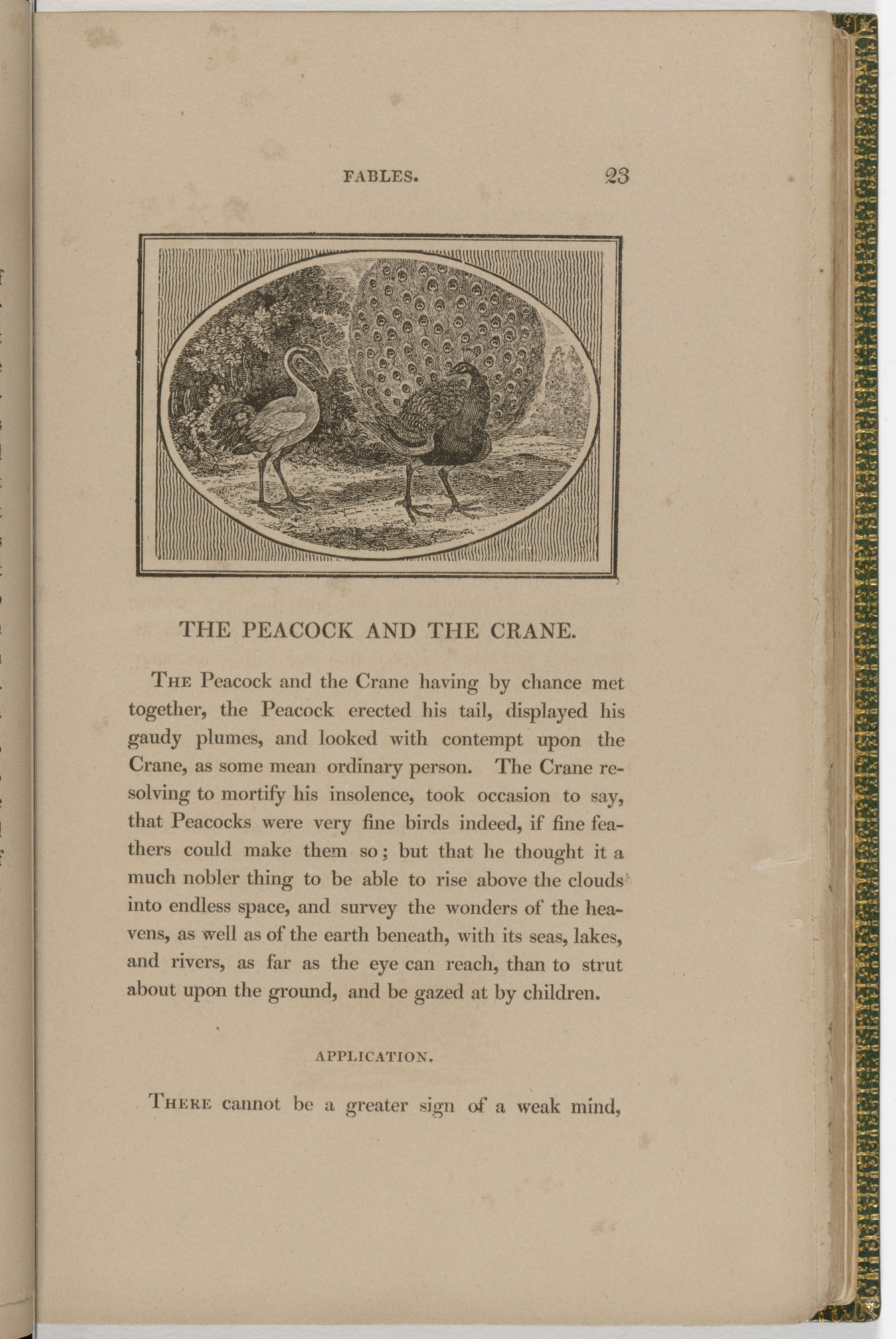 Thomas Bewick. Headpiece (page 23) from The Fables of Aesop