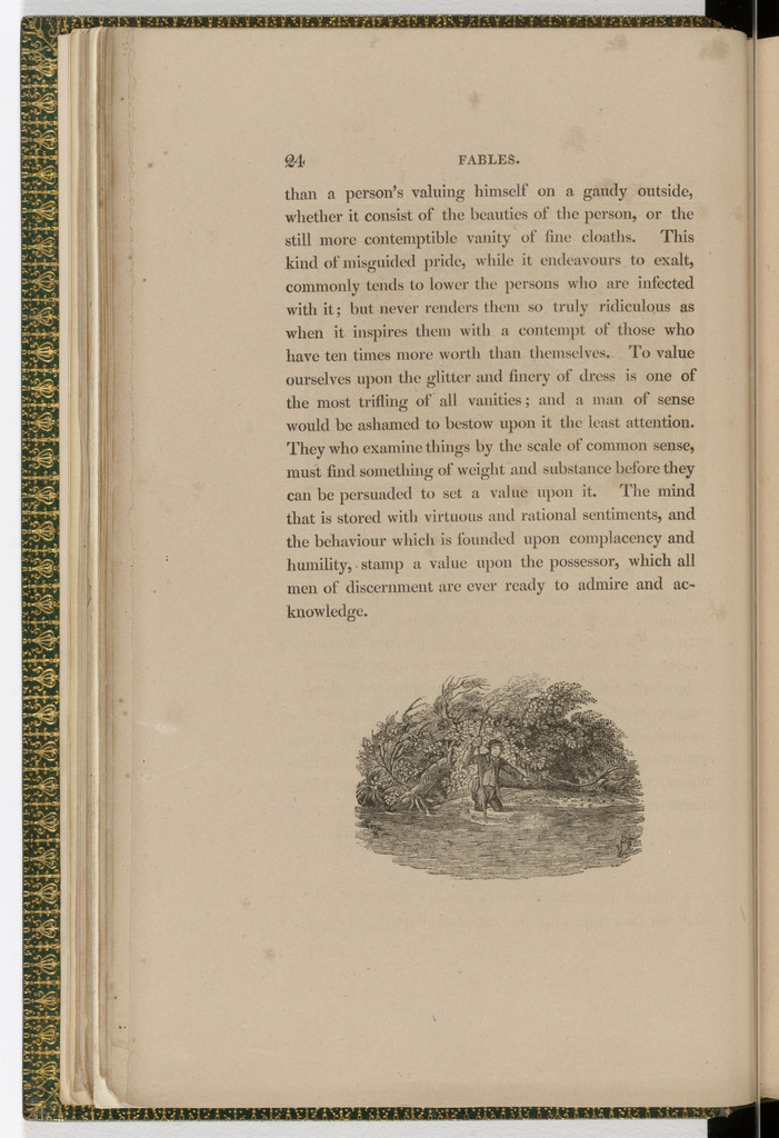 Tailpiece (page 24) from The Fables of Aesop