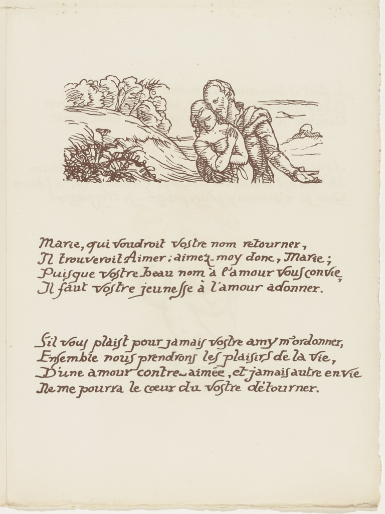 Headpiece (folio 86) from Les Amours (The Loves)