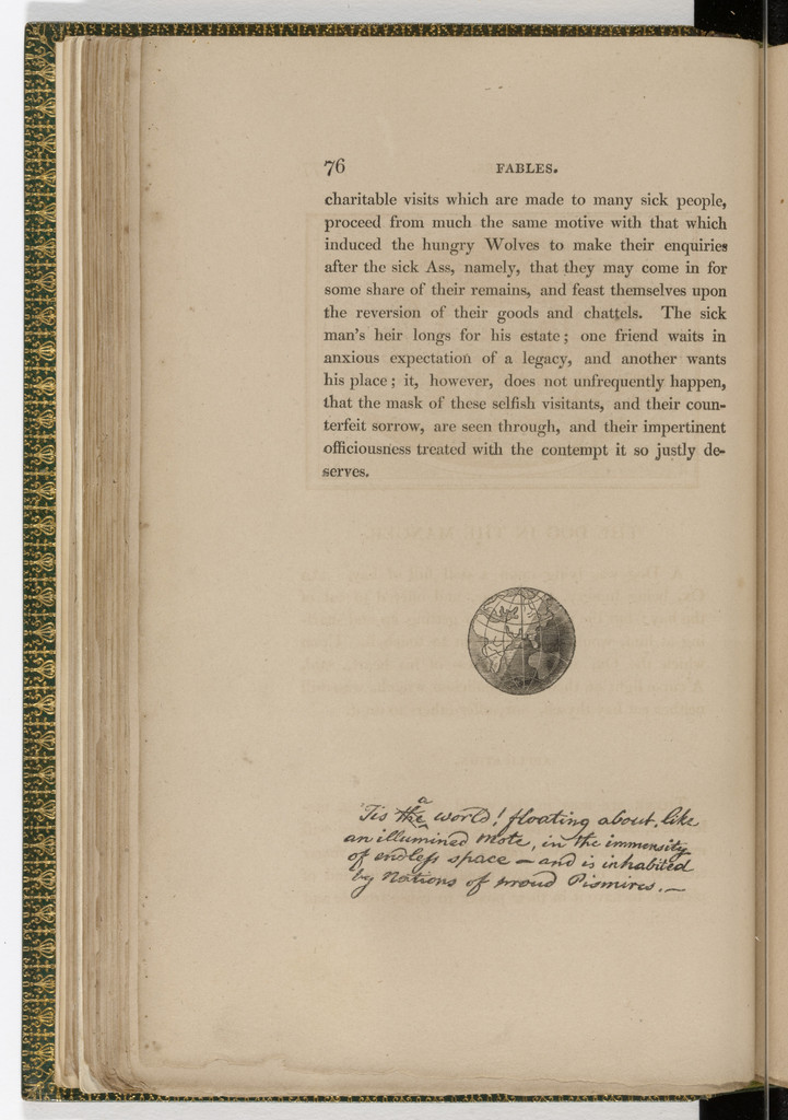 Tailpiece (page 76) from The Fables of Aesop