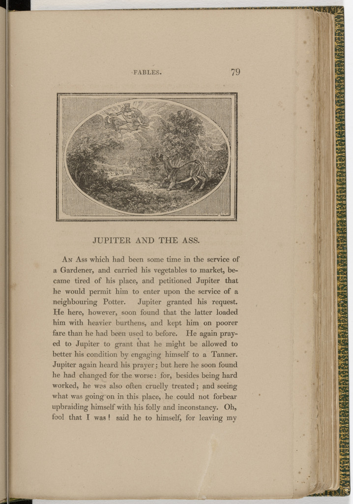 Headpiece (page 79) from The Fables of Aesop