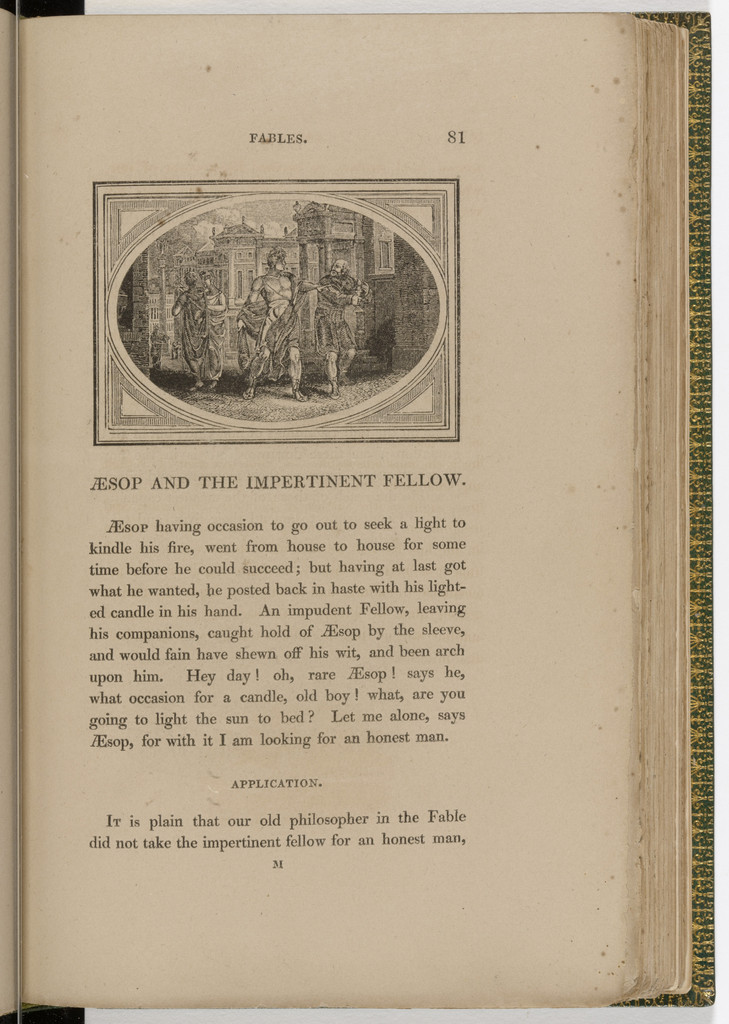 Headpiece (page 81) from The Fables of Aesop